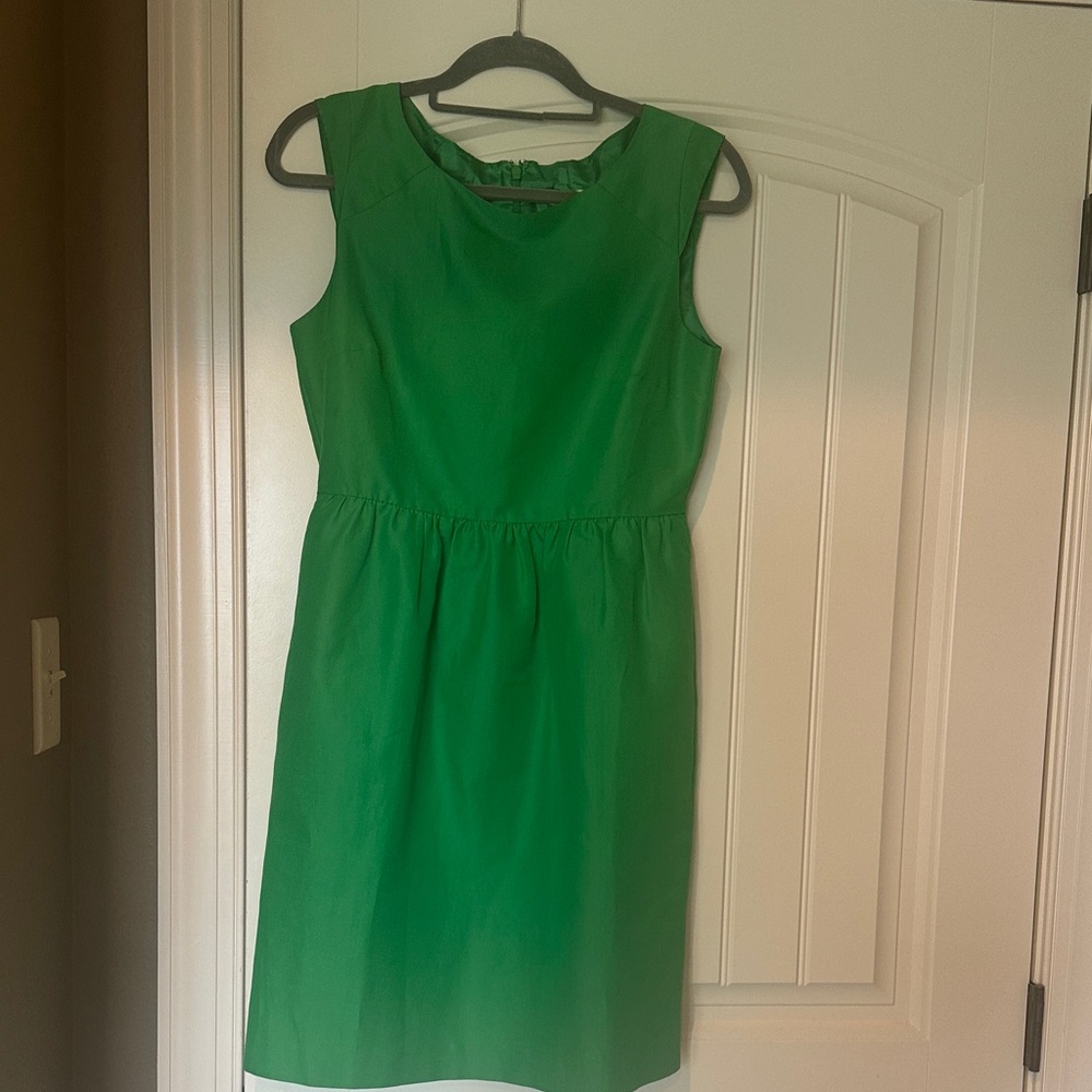 J. Crew Green Midi Dress